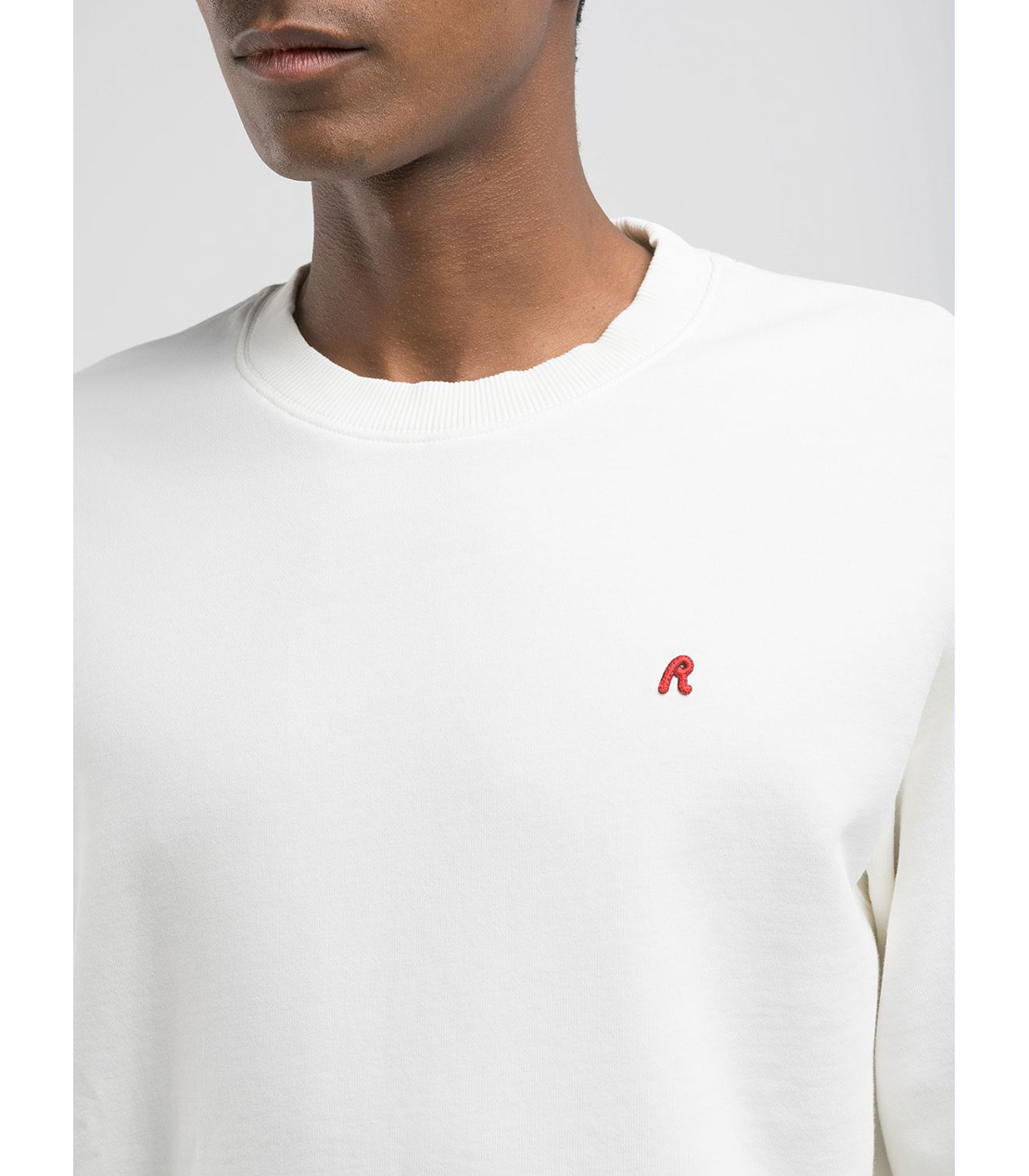 Rロゴ スウェットシャツ 詳細画像 ナチュラルホワイト 5